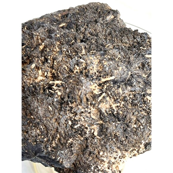 2.14lb 1288g  Rough Black Tourmaline Crystal Mineral Negativity Cleansing Stone - Picture 13 of 13